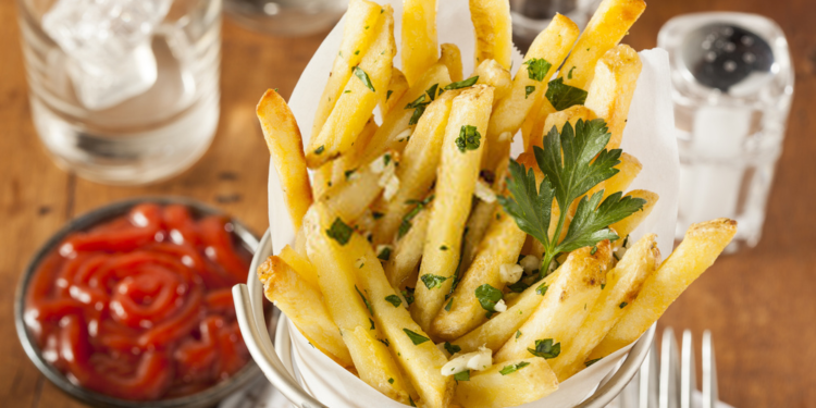 Potato French Fries with Cilantro