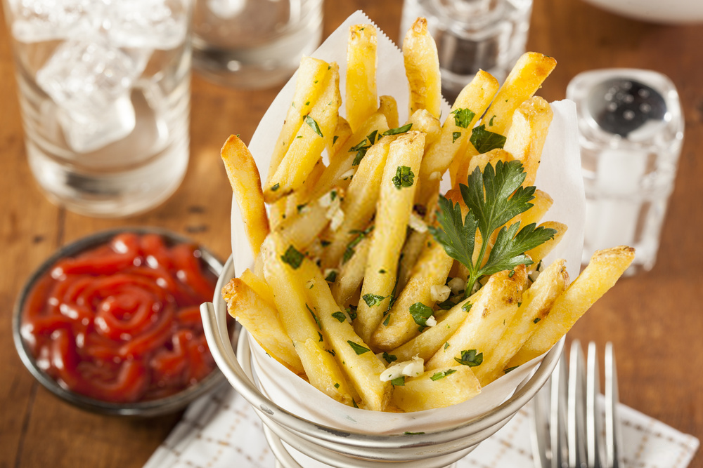 Potato French Fries with Cilantro