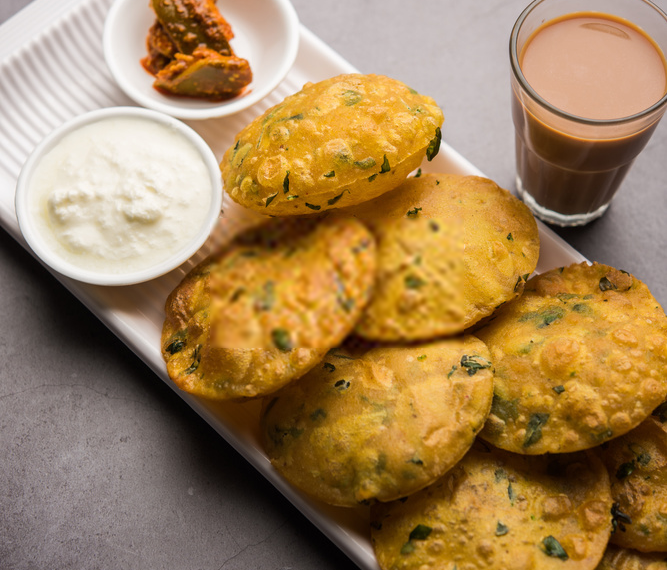 Poori with Fenugreek Leaves