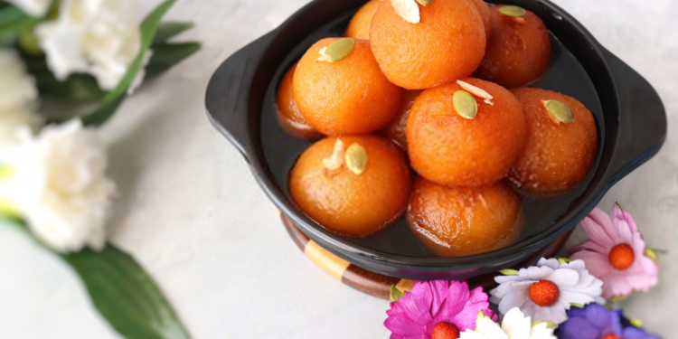 Gulab Jamun with milk powder
