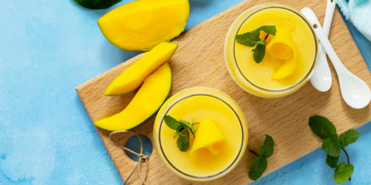 Mango flavored Rice Pudding