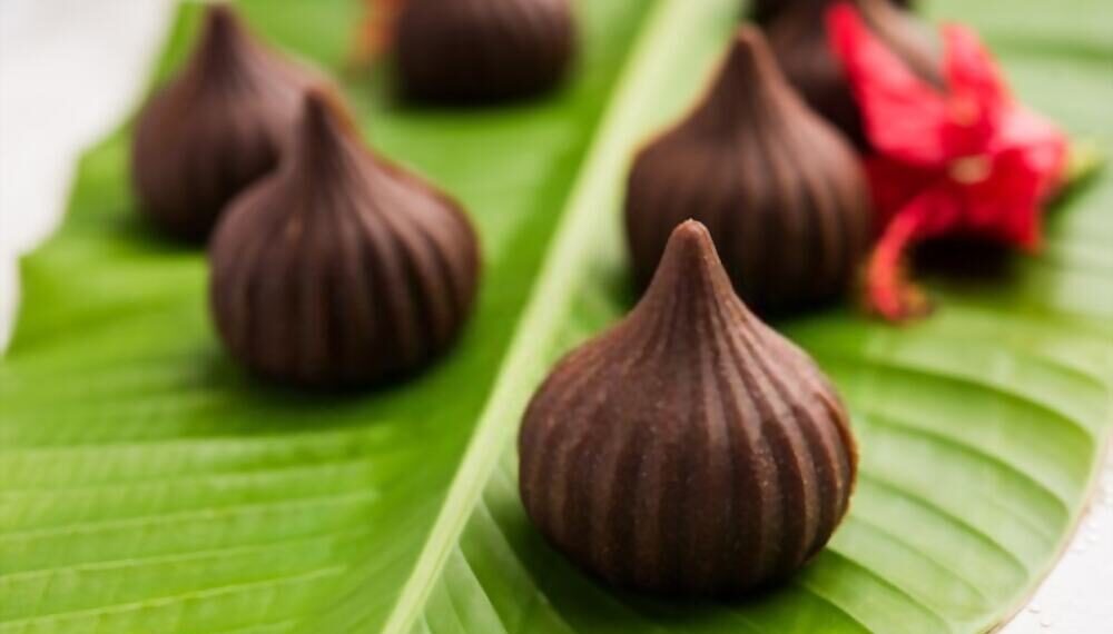 Chocolate Modak with Mawa