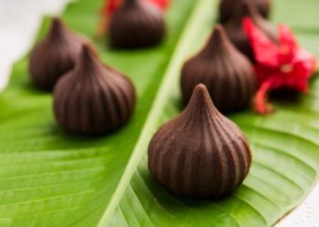 Chocolate Modak with Mawa