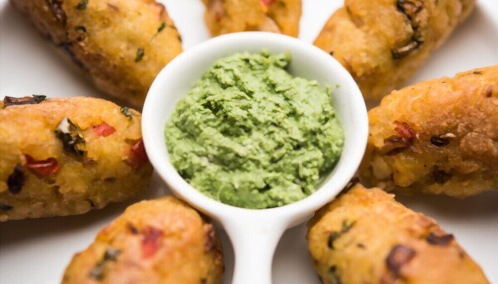 Poha (chivda/beaten rice) Rolls