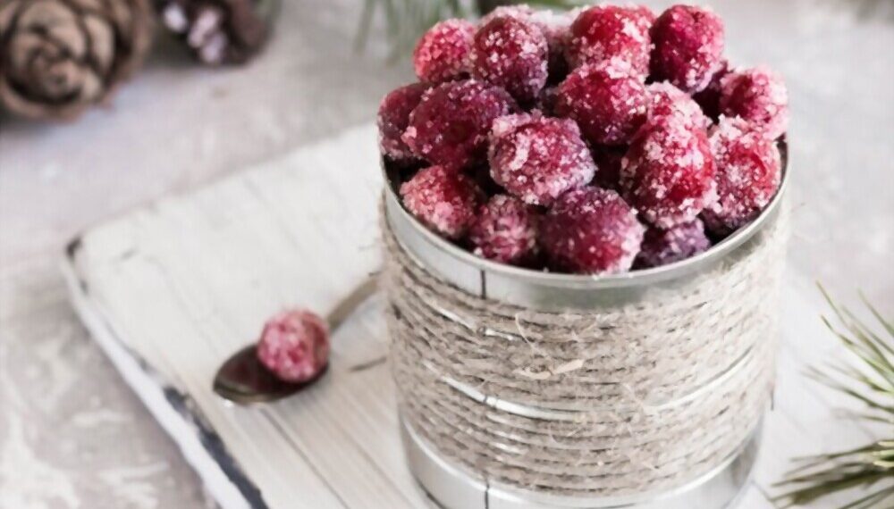 Sugared cranberries