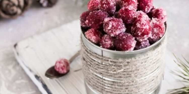 Sugared cranberries