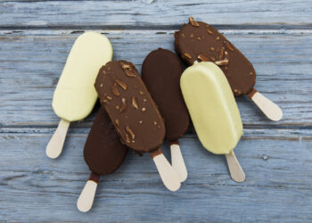 Chocolate Ice Cream Popsicles