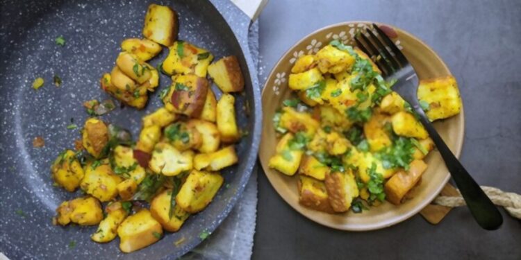 Instant Bread Upma Recioe