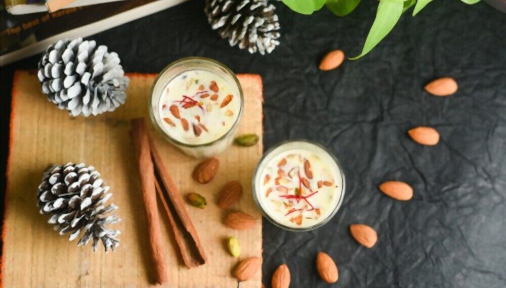 Almond Saffron Milk Recipe