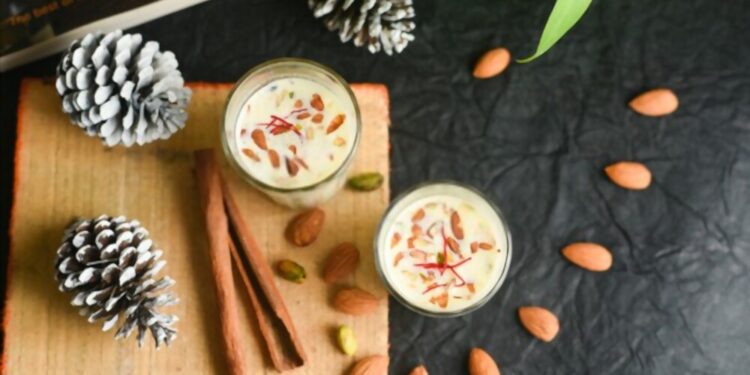 Almond Saffron Milk Recipe