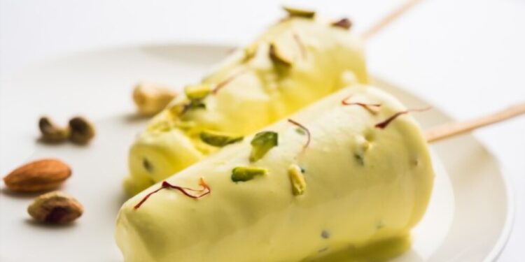 Easy Kesar Pista Kulfi Recipe