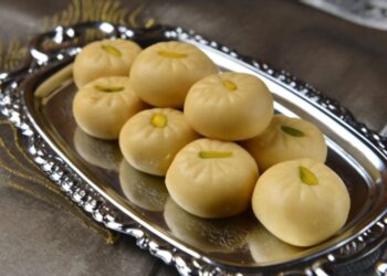Peda (Milk Fudge) Indian sweet