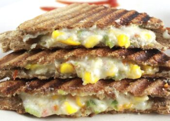 Easy Sweetcorn Cheese Sandwich