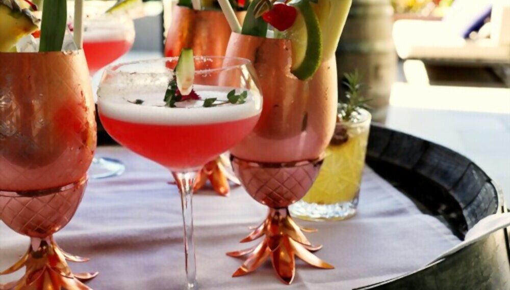 Rose Coconut Summer Drink
