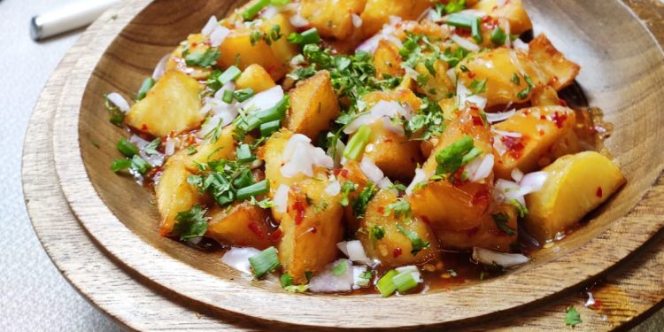 Sweet and Spicy Potato Bites