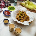 Corn Spinach Fritters