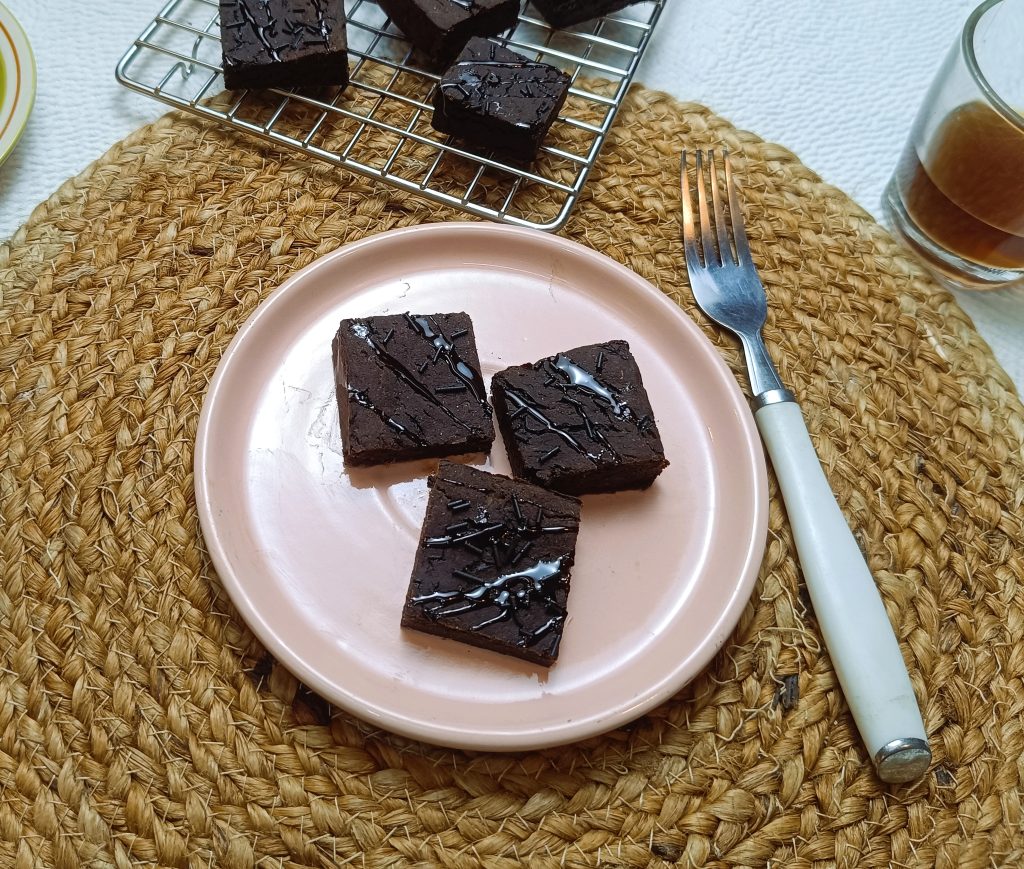 Fudgy and Moist Sweet Potato Brownies