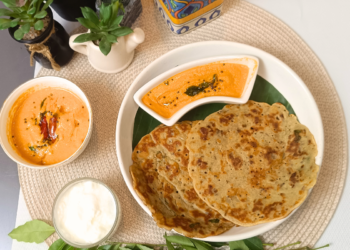 Healthy Jowar Cheela with South Indian Kara Chutney